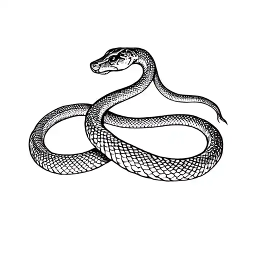 A Simple Rattle Snake Slithering