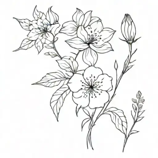 February June And September Birth Flower Bouquet