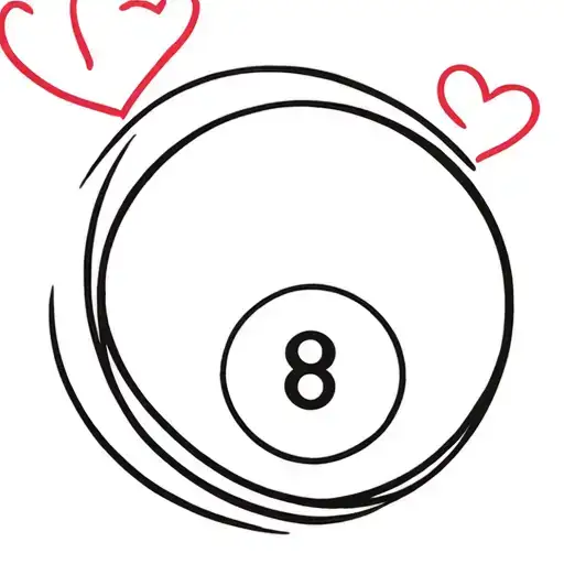 8 Ball And Love Heart