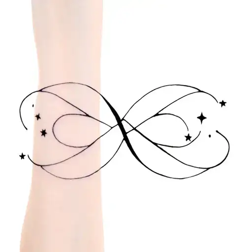 Lanayah Leigh'ann A'riyah Jesse Xavier Adonis Luna Estrella In Infinity Symbol