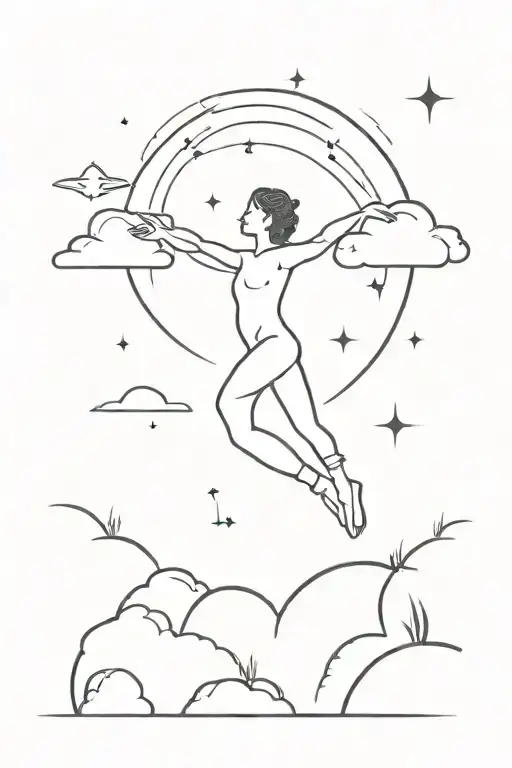 Jump And Touch The Sky Black