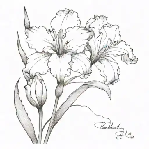 Carnation Iris Daisy Lilly Gladiolus
