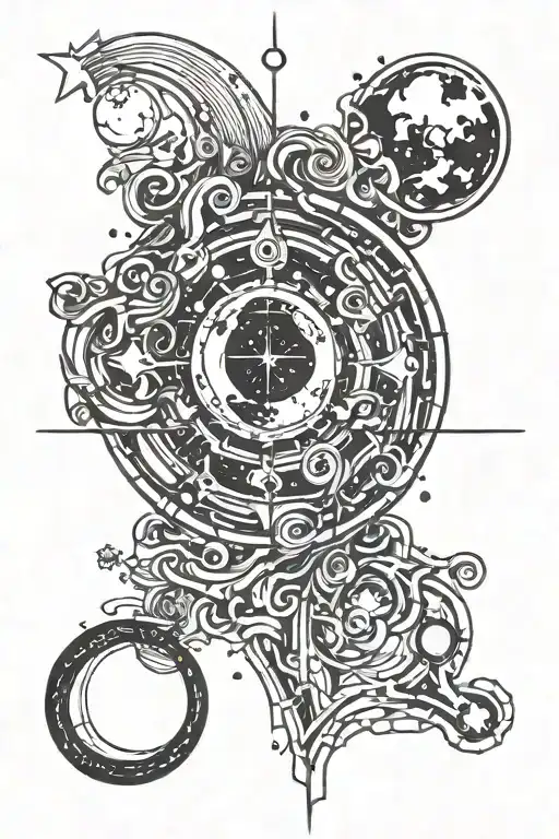 Moon Little Stone And Gemini Constillation