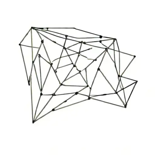 Abstract Geometric Design Inspired By Military Camouflage Patterns