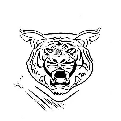 Malayan Tiger Whole Body