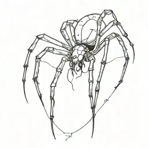 Tired Eye With Redback Spider Crawling Out Of It