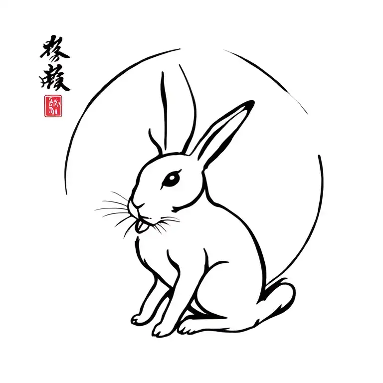Year Of The Rabbit Sitting