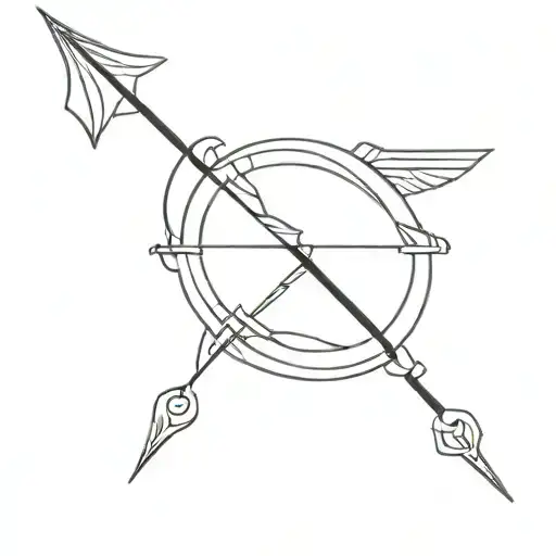 Small Apollo Bow And Arrow