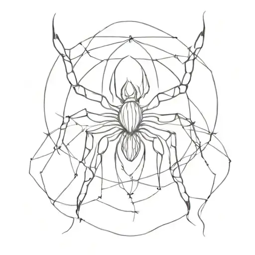 Spider With God Artemis