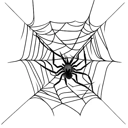 Vine-like Spider Web From Shoulder Down Arm