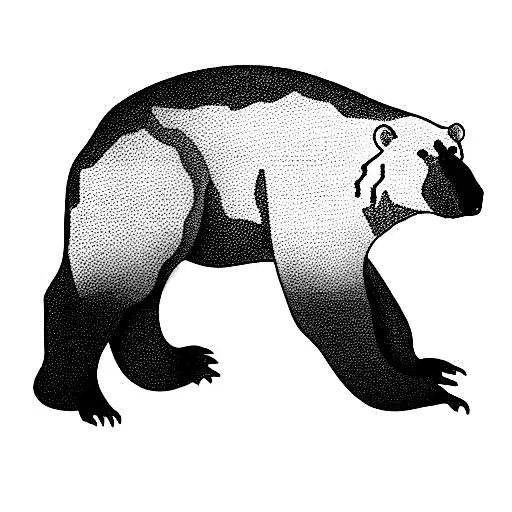 Polar Bear And Crocodile