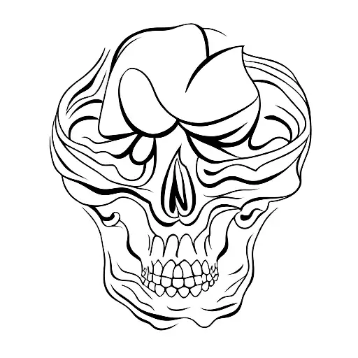 Skull And Beach