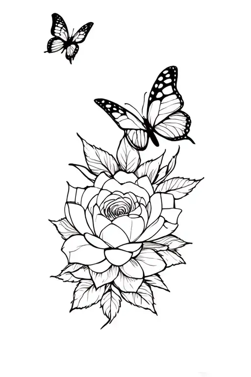 Butterflies And Roses Lotus