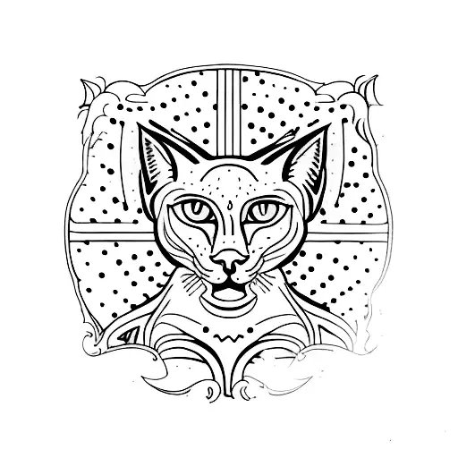 Black Cat Tarot Card