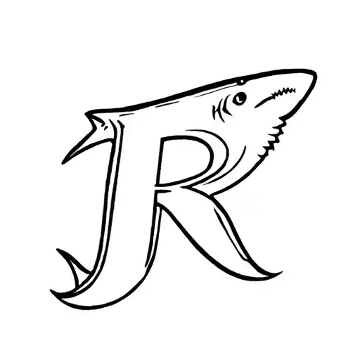 Shark With The Letter R Incorporated