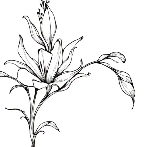 Lily Flower Long Vine Wrapping