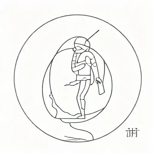 Simple Minimal Man On The Moon