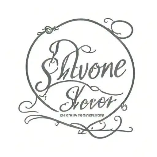 Sleeve Tattoo With The Name Shevone As The Main Name And Under It Put Forever Love