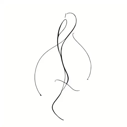 Minimalist Line Tattoo Design