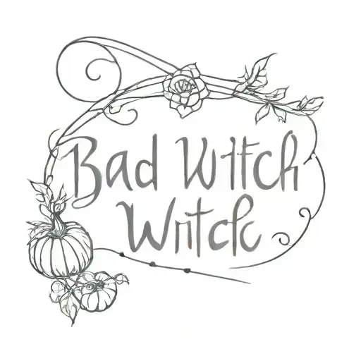 Bad Witch Word Family