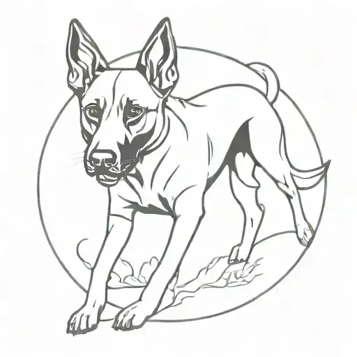 Belgian Malinois Police Dog