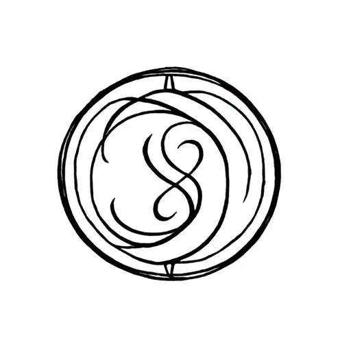 Zodiac Sign Interwined Leo And Virgo Symbol