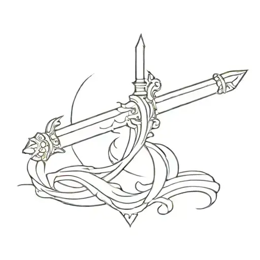 Sword Forged By 2 Hammers On The Side