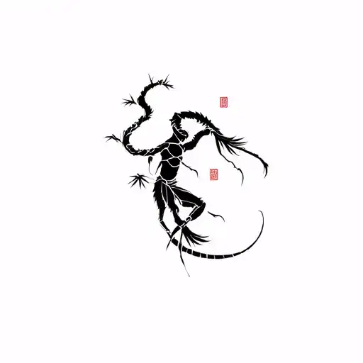 Sun Wukong Brandfissant A Bamboo