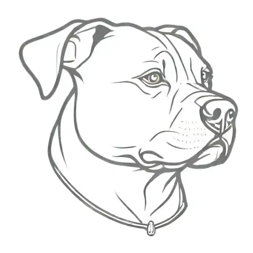 Single Line Pit Bull