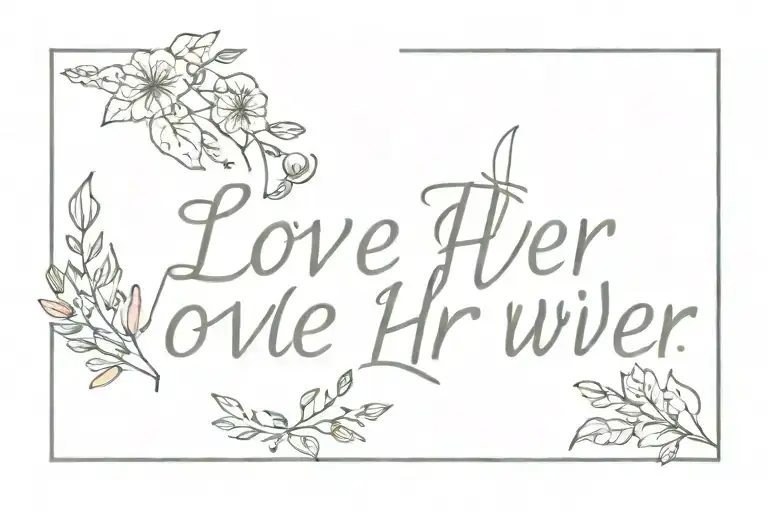 Words That Say Love Her But Leave Her Wild