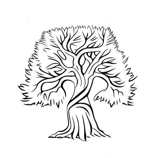 Sapling Sprouting Out Of Tree Stump