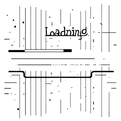 A Loading Bar With Incomplete And Minimal -Style Glimm In Black And White With The Writing Loading
