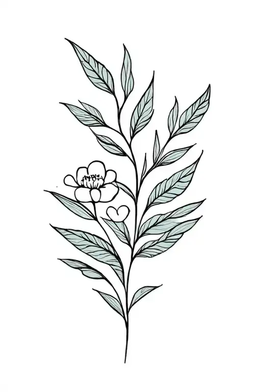 Nature Inspired Tattoo Design Incorporating Elements