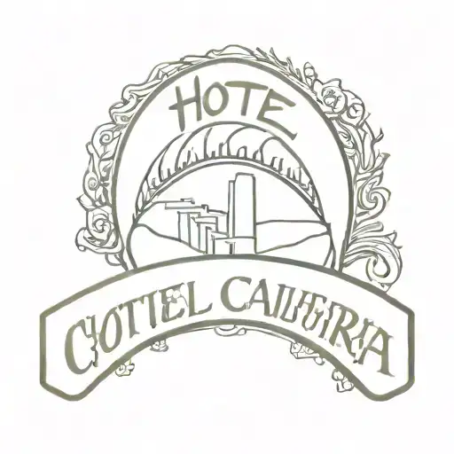 Hotel California Lyric Patch Work