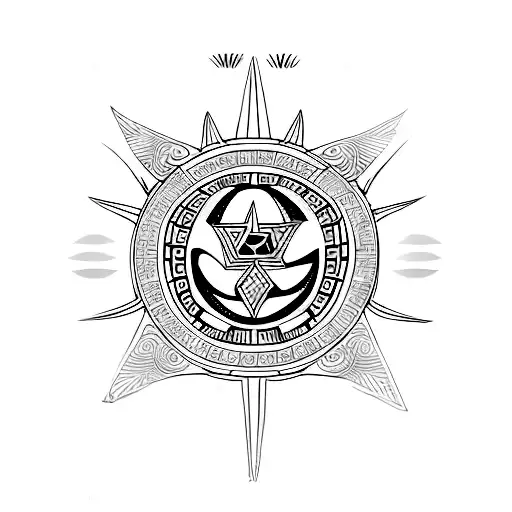 Mayan Star Of Life