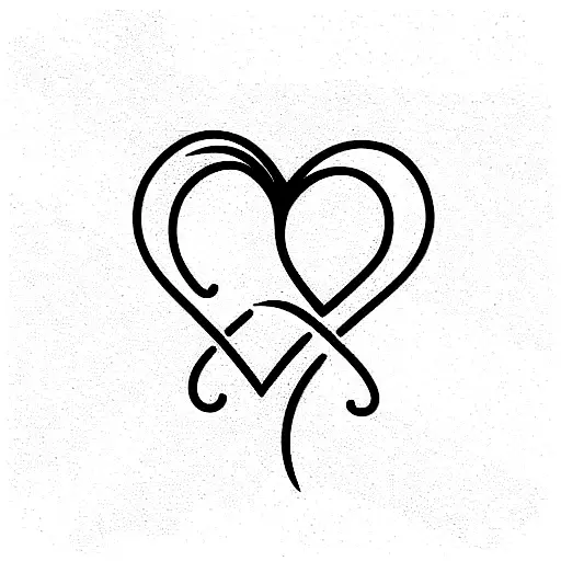 Infinity Symbol Heart