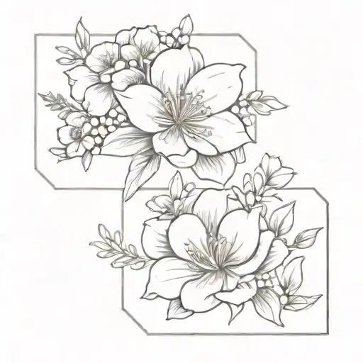 Birth Month Flower Bouquet July May March And August