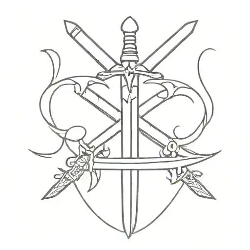 Sword And Shield Crossed