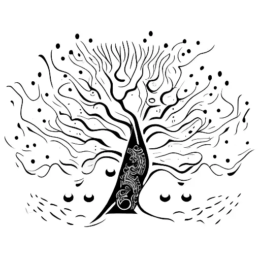 Guitarstrings That Are Shaped Like A Tree