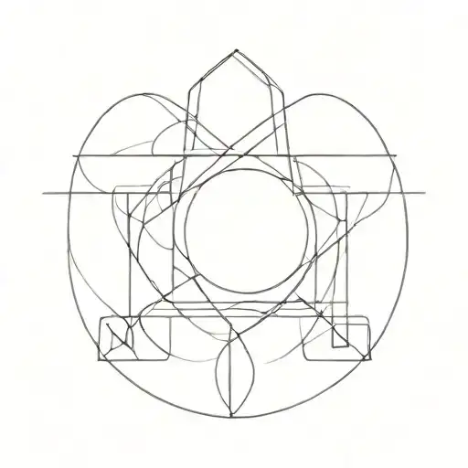 Suffering Symbol Tattoo Design