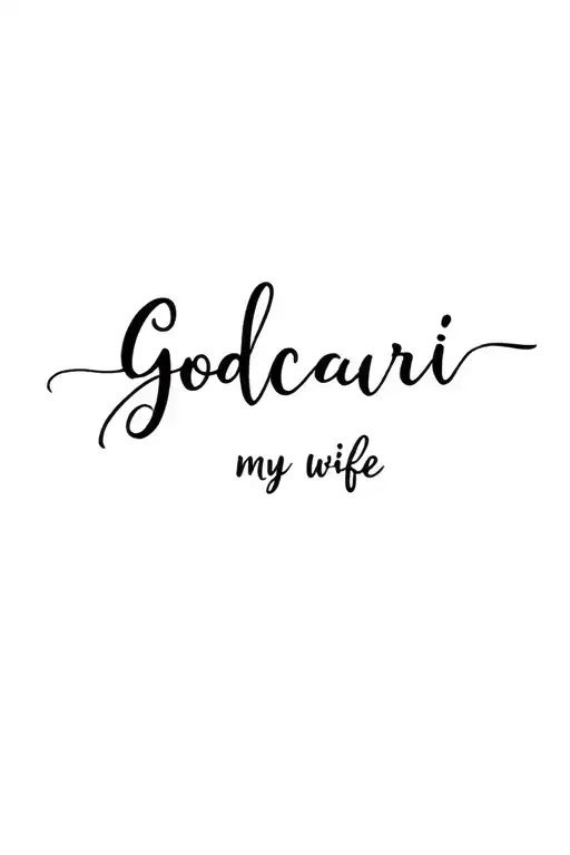 Godcari Name My Wife