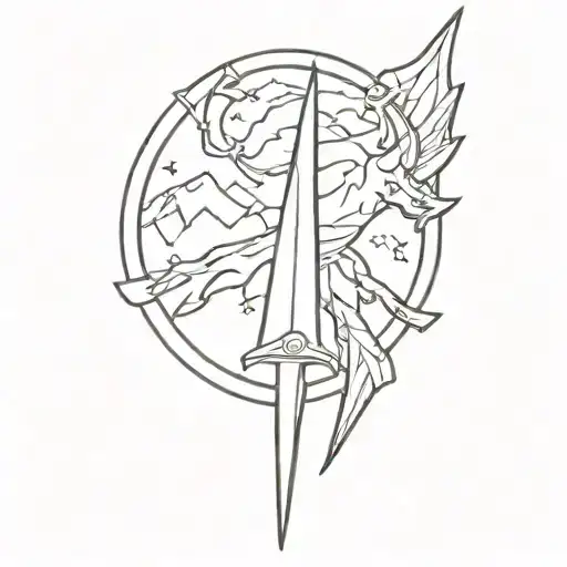 Broken Sword From Lord Of The Rings