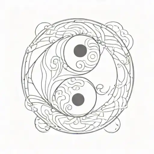 Yin And Yang Symbol Made