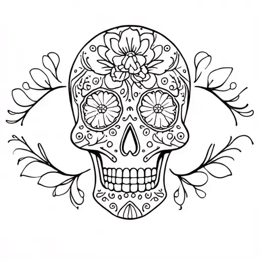 Day Of The Dead Sugar Skull
