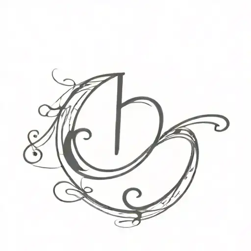 The Letter P With A Music Note