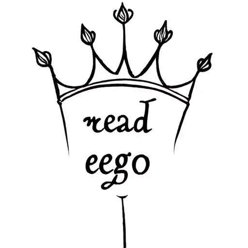 A Crown With Read Ego