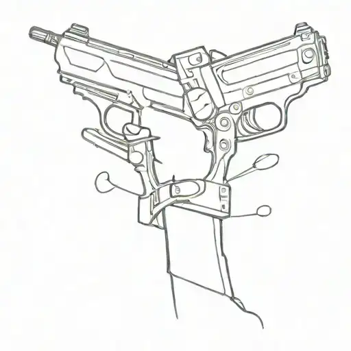 Tranquilizer Dart And The Tranquilizer Gun Shooting