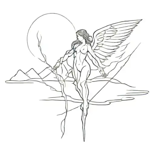 A Fallen Angel In The Ninth Circle Of Hell On A Frozen Lake Feeling Unknown