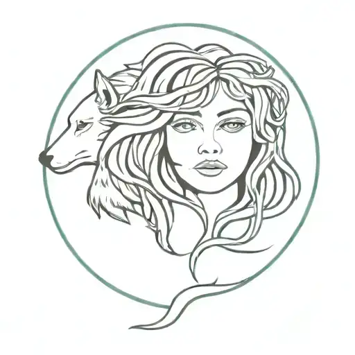 Medusa And Wolves