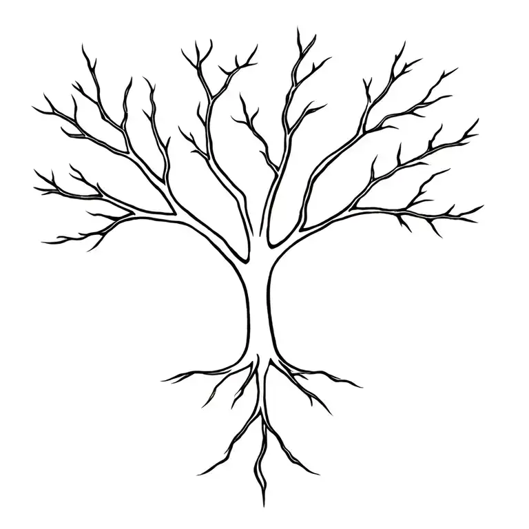 A Tree With 3 Branches
